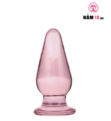 Phích Cắm Hậu Môn Thuỷ Tinh Size L chính hãng - chất liệu an toàn cho da, dễ vệ sinh, êm ái khi dùng - giao hàng che tên kín đáo