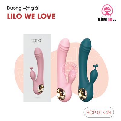 Dương Vật Giả Lilo We Love Rung 10 Chế Độ chính hãng - gốc nước không dính rít, dịu nhẹ an toàn cho da, dễ rửa sạch - giao hàng che tên kín đáo