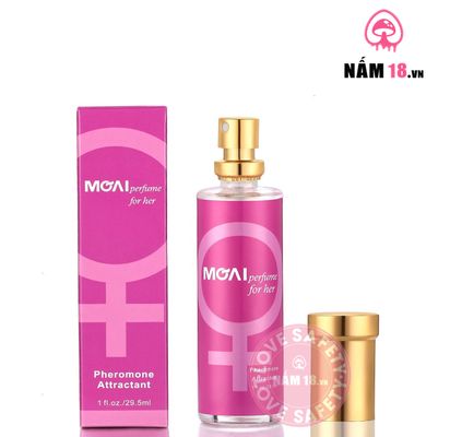 Nước Hoa Moai For Her Kích Thích Nam - Chai 29.5 ml chính hãng - chất liệu an toàn cho da, dễ vệ sinh, êm ái khi dùng - giao hàng che tên kín đáo