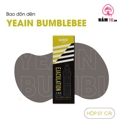 Đôn Dên Tăng Kích Thước Có Rung Yeain Bumblebee chính hãng - hàng chuẩn nguồn gốc rõ ràng, hạn dùng in rõ trên hộp, đóng gói kín đáo - giao hàng che tên kín đáo