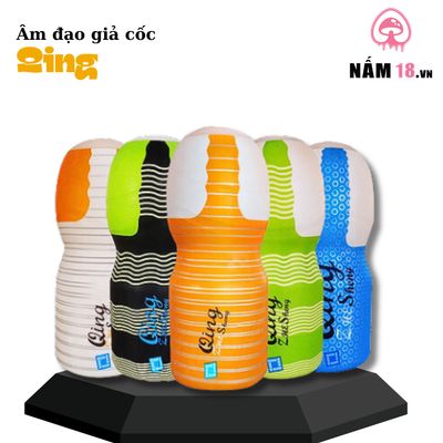 Âm Đạo Giả Cốc Qing - Silicone Mềm Mại chính hãng - sạc USB, chất liệu an toàn cho da, dễ vệ sinh - giao hàng che tên kín đáo