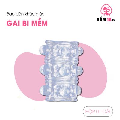 Đôn Dên Khúc Giữa Tăng Kích Thước Gai Bi Silicone chính hãng - hàng chuẩn nguồn gốc rõ ràng, hạn dùng in rõ trên hộp, đóng gói kín đáo - giao hàng che tên kín đáo
