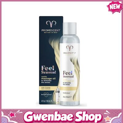 Gel tạo trơn cao cấp hương Vani Promescent Feel Sensual Chai 118ml - Gwen Shop Chính Hãng
