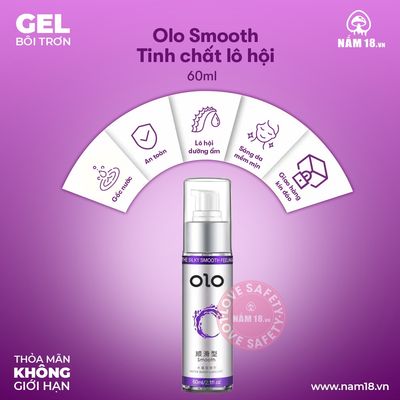Gel Bôi Trơn Tinh Chất Lô Hội OLO Smooth chính hãng - dịu nhẹ an toàn cho da, dễ rửa sạch, dùng được cho mọi loại da - giao hàng che tên kín đáo