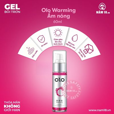 Gel Bôi Trơn Ấm Nóng OLO Warming chính hãng - dùng được cho hậu môn, dịu nhẹ an toàn cho da, dễ rửa sạch - giao hàng che tên kín đáo