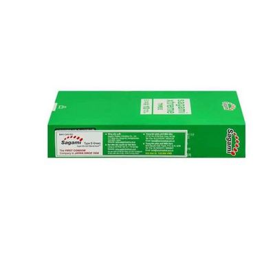 Bao cao su Sagami Xtreme Type E Green, siêu mỏng, có gai li ti, ôm sát giúp tạo cảm giác - hộp 10 cái