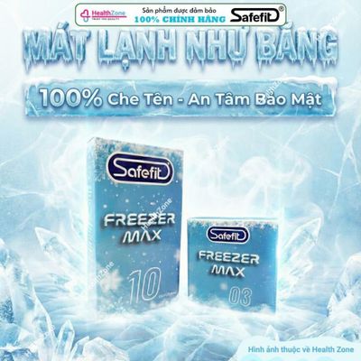 Bao Cao Su Safefit Freezer Max - Mát Lạnh Tột Cùng