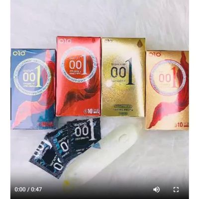 [COMBO 4 HỘP 40 CÁI] Bao cao su cao cấp OiO kéo dài thời gian, siêu mỏng, gân gai, truyền nhiệt - Hộp 10 cái 40 cái