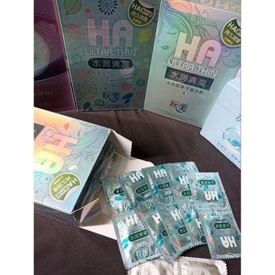 Bao Cao Su HA Xanh Hộp 100 Cái Hàng Nội Địa Trung ( Có Che Tên Sản Phẩm )