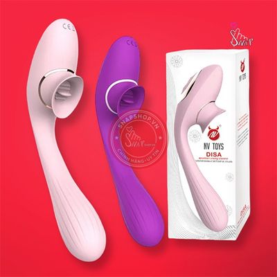 Máy rung Nvtoys Disa khiến chị chính hãng - chất liệu an toàn cho da, dễ vệ sinh, êm ái khi dùng - giao hàng che tên kín đáo