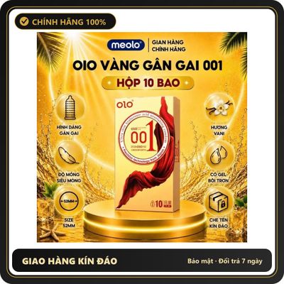 (Che Tên) [COMBO 4 HỘP 40 CÁI] Bao cao su cao cấp OiO kéo dài thời gian, siêu mỏng 001,gân gai, truyền nhiệt Giao Nhanh Toàn Quốc