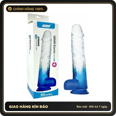 (Che Tên) Dương vật silicon trong suốtHana - Hàng Mới Về - sạc USB, chất liệu an toàn cho da, dễ vệ sinh