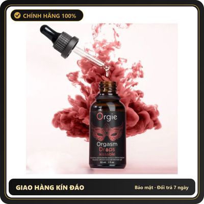 (Che Tên) Gel Tăng Khoái Cảm Nếm Được Orgie Orgasm Drops Kissable Bảo Mật Tuyệt Đối