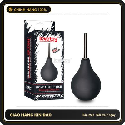 (Che Tên) Dụng cụ vệ sinh hậu môn Bondage Fetish Deluxe Douche Hộp Trắng Kín