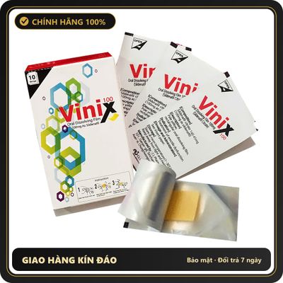 (Che Tên) Tem Vinix Hàn Quốc HỘP 10 TEM 100mg Cao Cấp Bảo Đảm