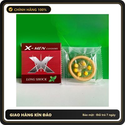 (Che Tên) Bao Cao Su 6 Bi nổi TO Xmen Chính Hãng Cao Cấp - 10 cái Giao Nhanh Toàn Quốc