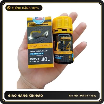 (Che Tên) Popper C4 40ml chính hãng bao mạnh Bảo Mật Tuyệt Đối