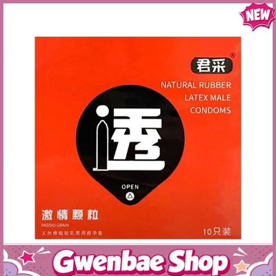 Bao cao su Juncai Passio Grain - Hạt nổi - Hộp 10 cái - Gwen Shop Chính Hãng