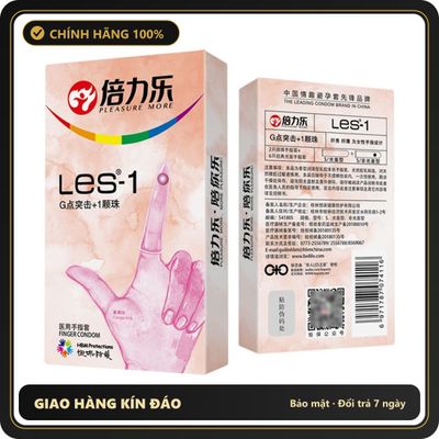 (Che Tên) Bao Cao Su Ngón Tay Les 1 - Hộp 8 cái Hộp Trắng Kín