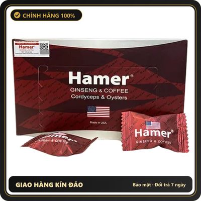 (Che Tên) Kẹo sâm Hamer Mỹ - 32 viên chính hãng 276111 Giao Nhanh Toàn Quốc