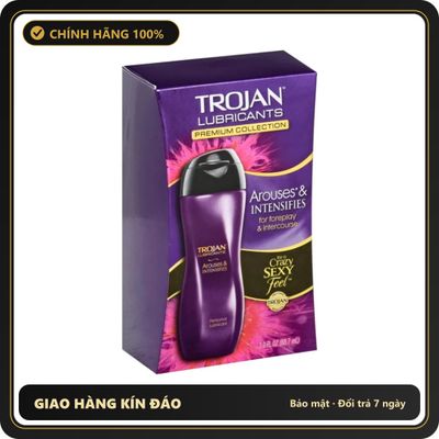 (Che Tên) Gel boi tron Trojan Arouses & Intensifies se khít tăng khoái cảm chai 88.7ml 276482 - Hàng Mới Về