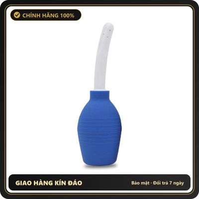 (Che Tên) Dụng Cụ Thụt Rửa Vệ Sinh Hậu Môn - Bình Xịt Âm Đạo 300ml Silicone An Toàn, Tiện Lợi và Dễ Sử Dụng Chuẩn Auth