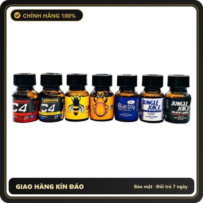 (Che Tên) Popper 10ml (ngẫu nhiên) Cao Cấp Bảo Đảm - chai 10ml, hương dịu không nồng, hàng chuẩn nhập khẩu