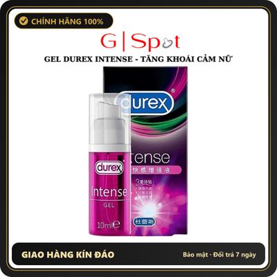 (Che Tên) Gel Boi Tron Tăng Khoái Cảm Nữ Durex Intense Orgasmic - Kích Thích ĐiểmG Chuẩn Auth