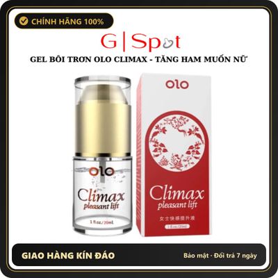 (Che Tên) Gel Boi Tron Tăng Ham Muốn Cho Nữ OLO Climax 20ml Hộp Trắng Kín