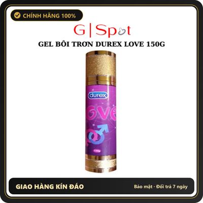 (Che Tên) Gel Boi Tron Durex Love 150g Nóng Ấm Truyền Nhiệt, Tăng Khoái Cảm Nữ Hộp Trắng Kín