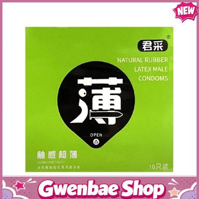 Bao cao su Juncai Ultra Thin Touch - Siêu mỏng, hương thơm dịu - Hộp 10 cái - Gwen Shop Chính Hãng