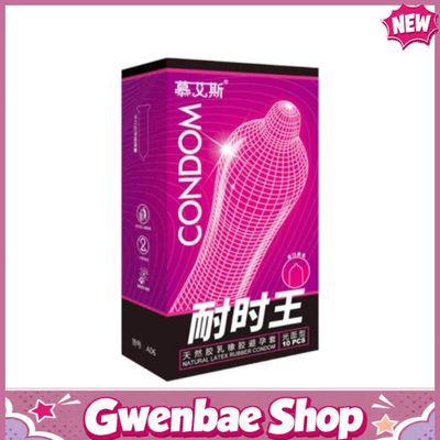Bao cao su Muaisi Hồng - Nhiều gel, siêu mỏng - Hộp 10 cái - Gwen Shop Chính Hãng