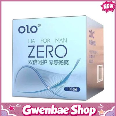 Bao cao su OLO 0.01 Zero Ha For Man - Siêu mỏng, nhiều gel tạo trơn - Hộp 10 cái - Gwen Shop Chính Hãng