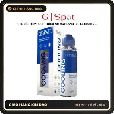 (Che Tên) Gel Bôi Trơn Kích Thích Nữ Mát Lạnh Shell Cooling – Chai 100ml 789266 Hộp Trắng Kín