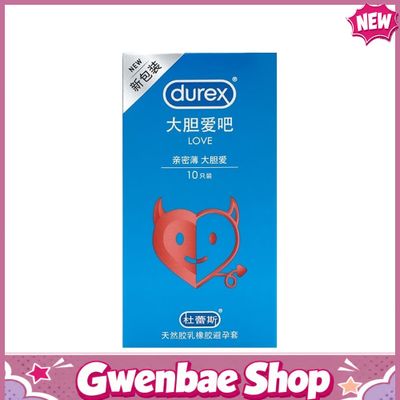 Bao cao su Durex Love - Siêu mỏng, hương vani - Hộp 10 cái - Gwen Shop Chính Hãng