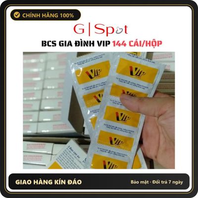 (Che Tên) Bao Cao Su Gia Đình Vip Plus, Bao Cao Su Khách Sạn Giá Rẻ - 144 Cái Chuẩn Auth