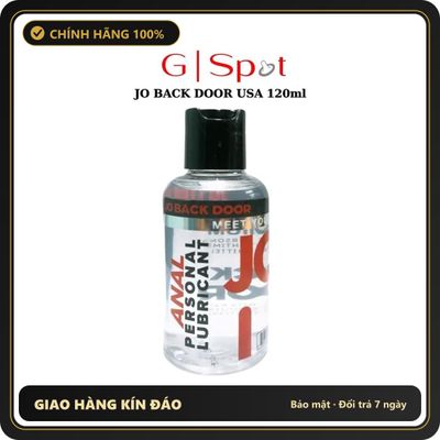 (Che Tên) Gel Bôi Trơn Hậu Môn Jo Back Door 120ml - Gốc Nước Tăng Khoái Cảm Cho Lgbt Hộp Trắng Kín