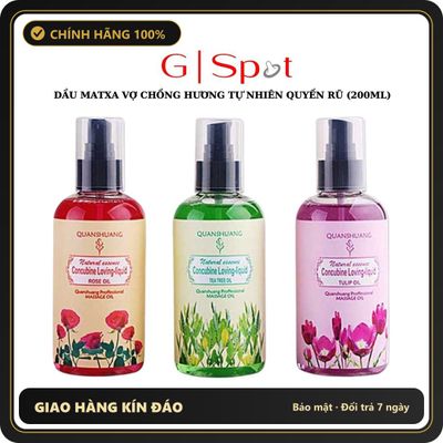 (Che Tên) Dầu Matxa Vợ Chồng Hương Tự Nhiên Quyến Rũ (200ml) Giao Nhanh Toàn Quốc