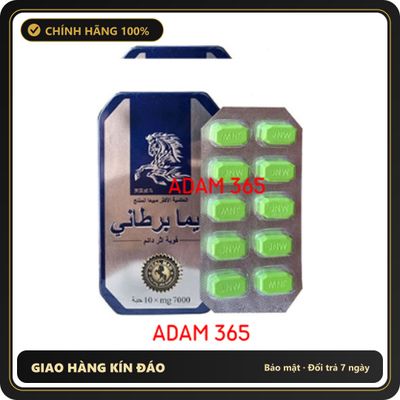 (Che Tên) Viên uống Ngựa Thái hộp 10 viên (Sản phẩm shop ADAM 365) Cao Cấp Bảo Đảm