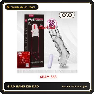 (Che Tên) Đôn rung đầu OLO có quay tăng kích thích. Bảo Mật Tuyệt Đối