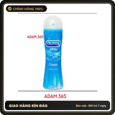 (Che Tên) Ge.l b.ôi trơ.n Durex Play Classic 50ml chính hãng Hộp Trắng Kín