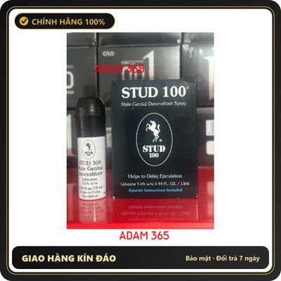 (Che Tên) (Mẫu mới 2025). Xịt Stud 100 kéo dài dành cho nam giới, 12ml ( Hàng thật,phát hiện giả đền x3) sản phẩm mới thay đổi mẫu 15/04/2025 Bảo Mật Tuyệt Đối