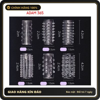 (Che Tên) Bộ bao cao su đôn dên khúc giữa gai vỉ 6 cái 217180 - Hàng Mới Về