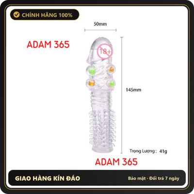 (Che Tên) Bao Cao Su Đôn 8 Bi siêu Gai toàn thân đẳng cấp Chuẩn Auth