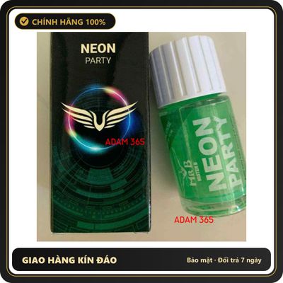 (Che Tên) Popper Neon Party Lọ 40ml Cao Cấp Bảo Đảm - chai 40ml, hương dịu không nồng, hàng chuẩn nhập khẩu