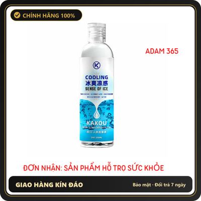 (Che Tên) G,,,E,,,,,L BÔI TRƠN KAKOU COOLING 200ML (MÁT LẠNH) Chuẩn Auth