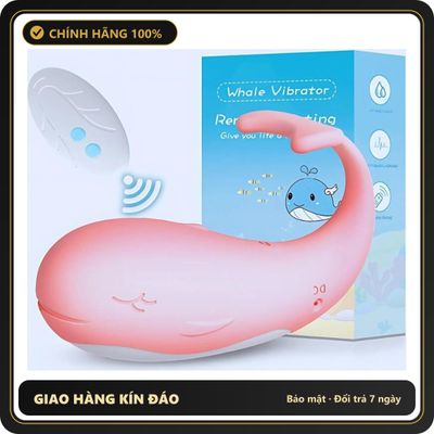 (Che Tên) Trứng rung cá voi nhỏ Little WhaleHana Cao Cấp Bảo Đảm