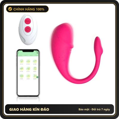 (Che Tên) Trứng rung điều khiển bằng app thiên nga trắngHana 309047 - Hàng Mới Về