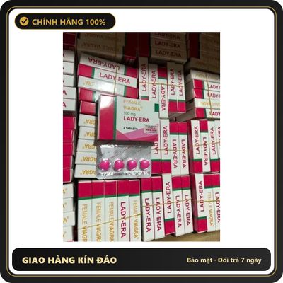(Che Tên) Viên uống chăm sóc nữ MỸ Lady Era hỗ trợ tăng hưng phấn cho nữ hộp 4 viên 310678 Cao Cấp Bảo Đảm