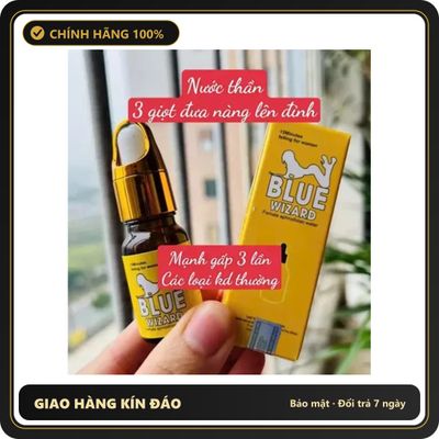 (Che Tên) chăm sóc nữ blue Wizard gold cực mạnh chai 20ml 310703 Chuẩn Auth